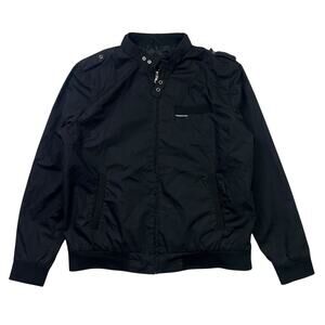 Members Only Men's Black Classic Iconic Racer Jacket
